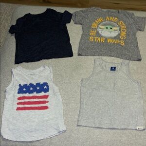 Gray Short Sleeve Tees 3T